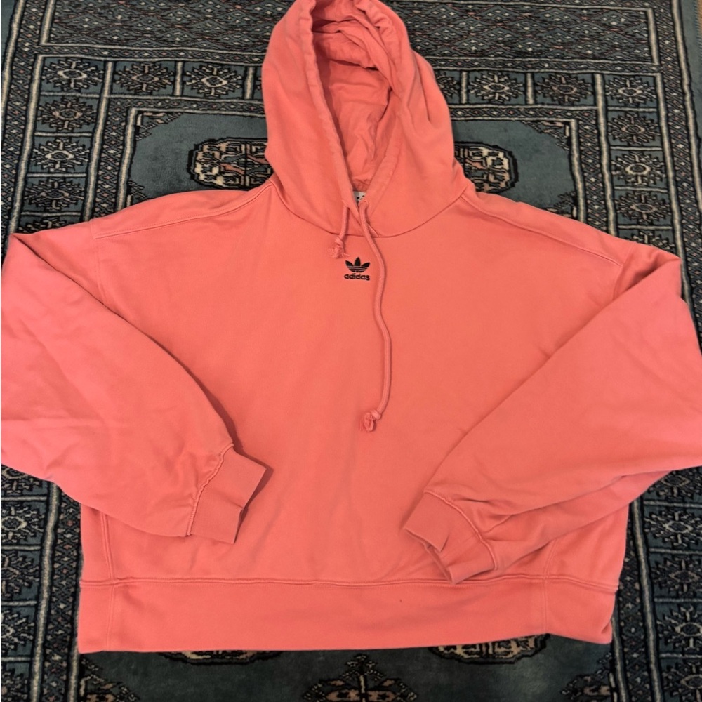 Adidas Women's Pink Cowl Neck Sweater